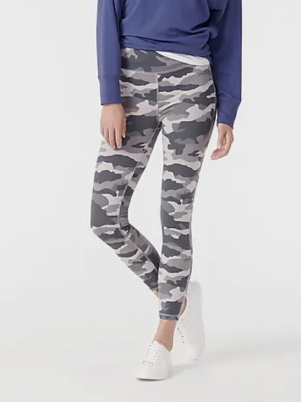 Three Bird Nest Camo Leggings, NWT